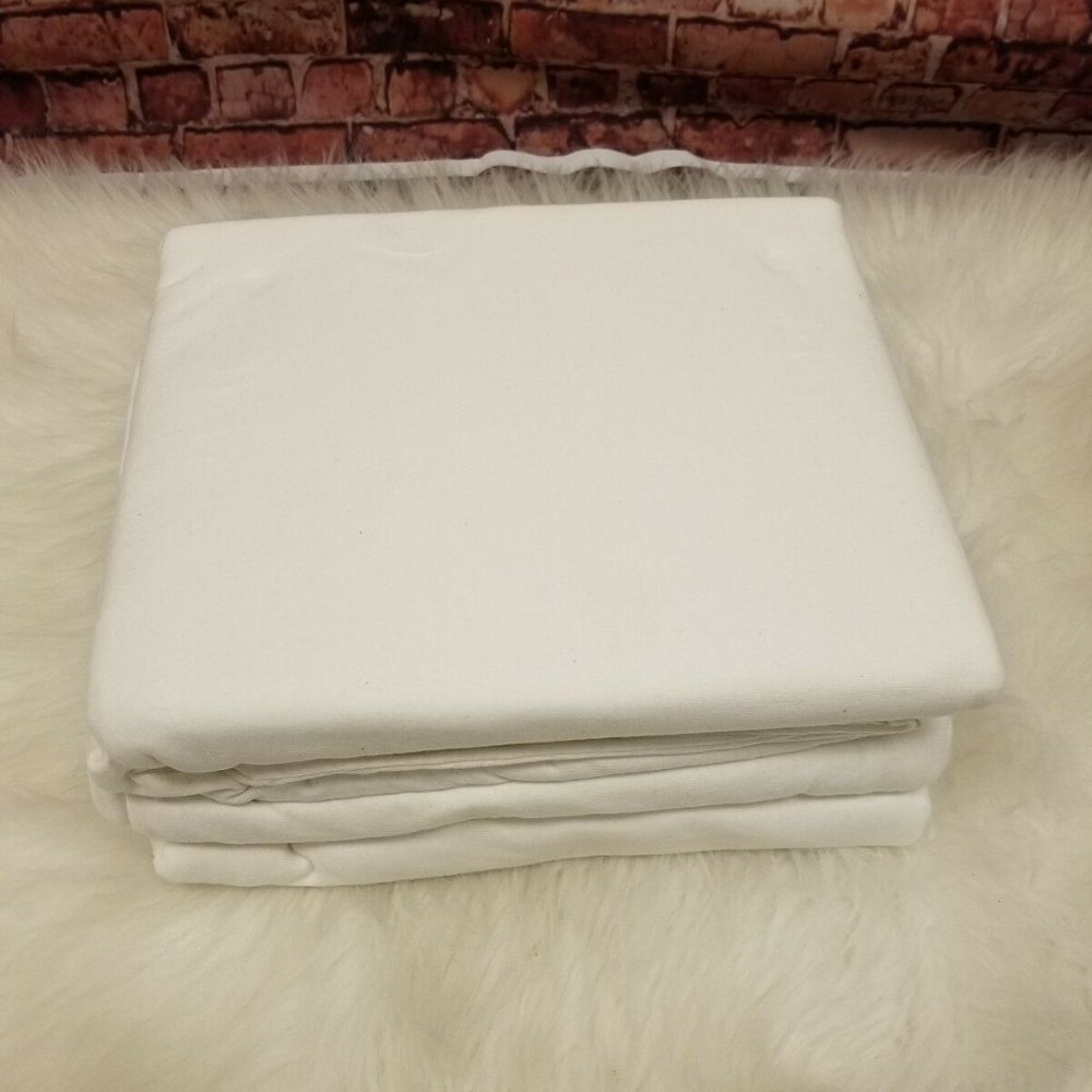 OAKE JERSEY TWIN XL SHEET SET OFF COTTON WHITE